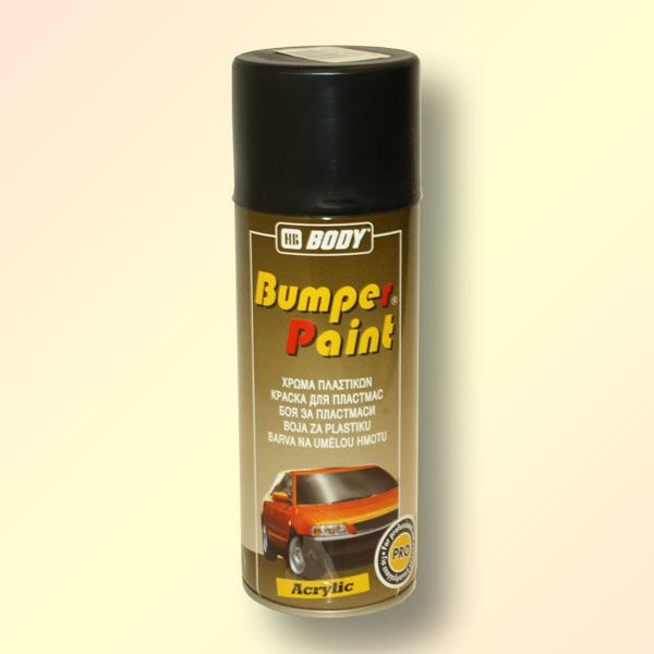 Краска BODY SPRAY  для бамперов черная  400мл