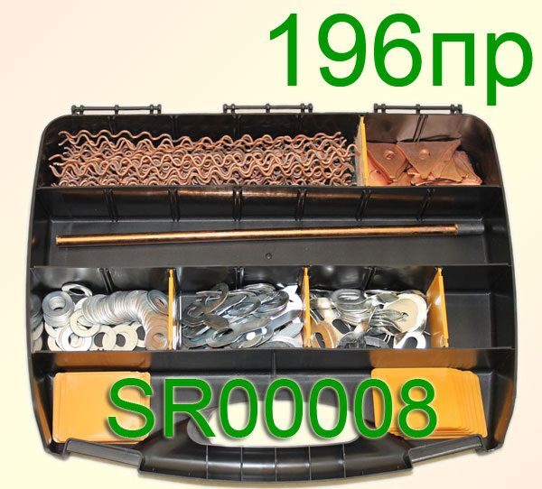 Набор для споттера RedHotDot SR00008 (196пр) расходники (шайбы, волнистая проволока, граф.электрод)