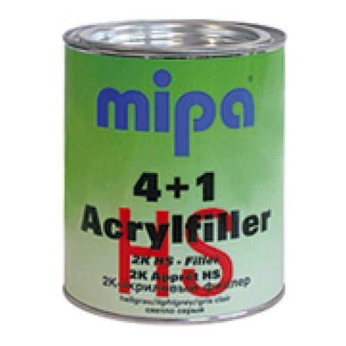 Грунт-наполнитель 2К Mipa Acrylfiller HS (1л) св.серый 4+1 без отвердителя