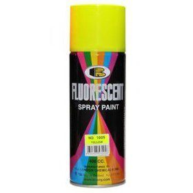 Краска флуоресцентная BOSNY 1005 желтая (SPRAY 400мл) аэрозоль светоотражающая